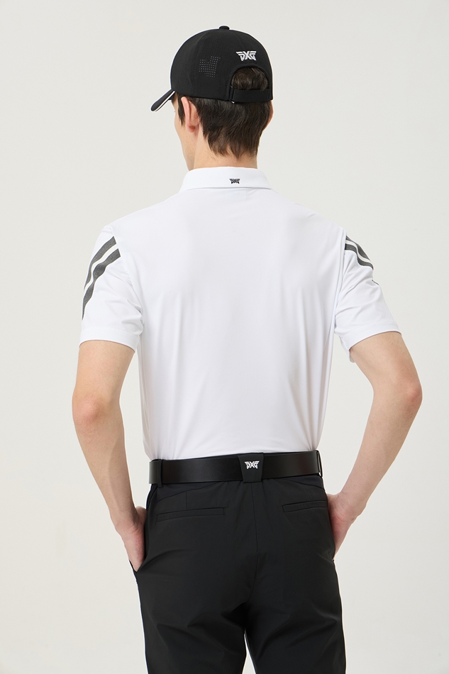 SUMMER SHOULDER POINT COLLAR SHORT-SLEEVE