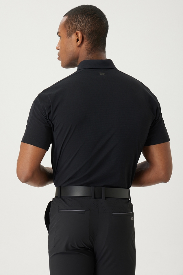 SUMMER WOVEN HYBRID COLLAR SHORT-SLEEVE