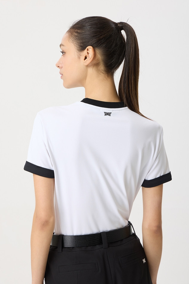 WOMENS SUMMER ROUND NECK SHORT-SLEEVE