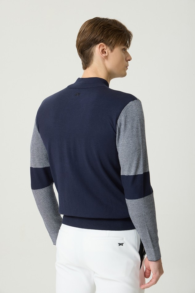 WINTER MOCK NECK WINDPROOF SWEATER