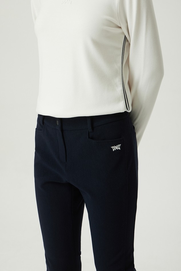 WOMEN WINTER BRUSHED BOOTS CUT PANTS