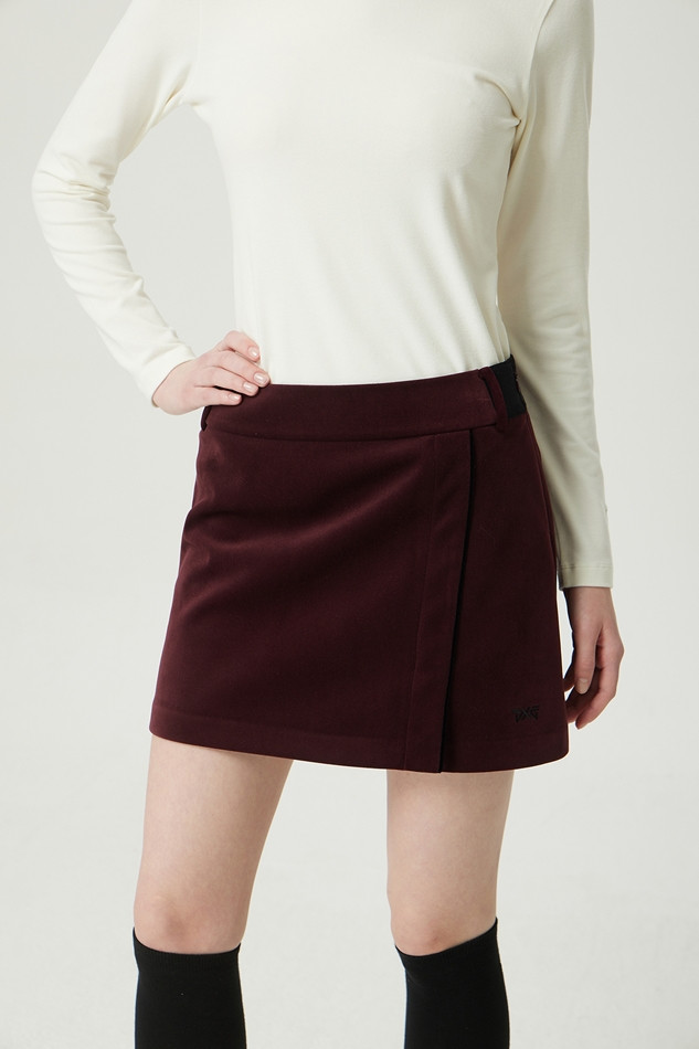 WOMEN WINTER A-LINE WRAP SKIRT