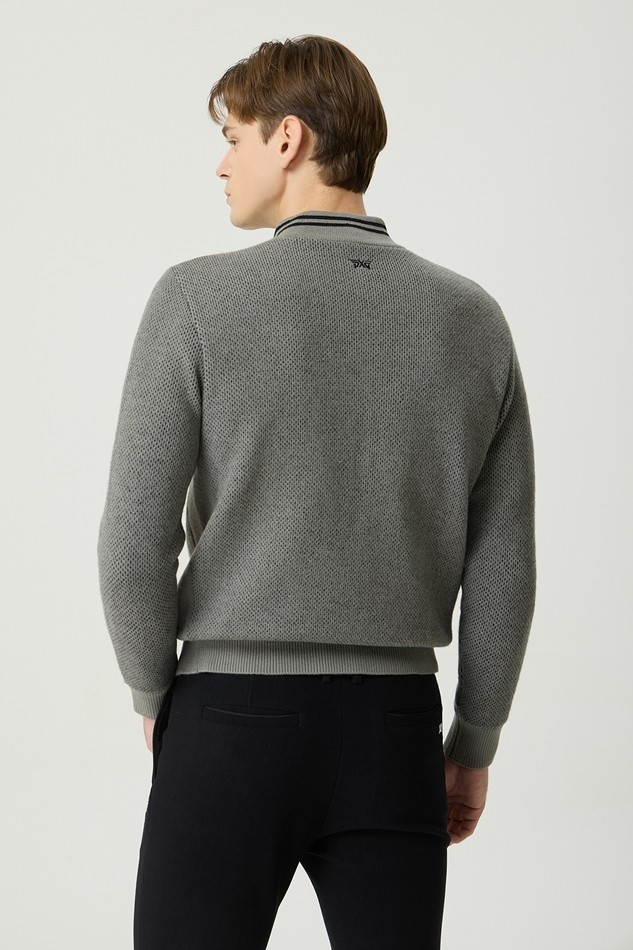 WINTER HALF ZIP-UP WINDPROOF SWEATER