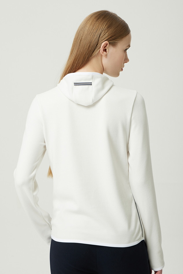 WOMEN WINTER MINI HOOD LONG-SLEEVE