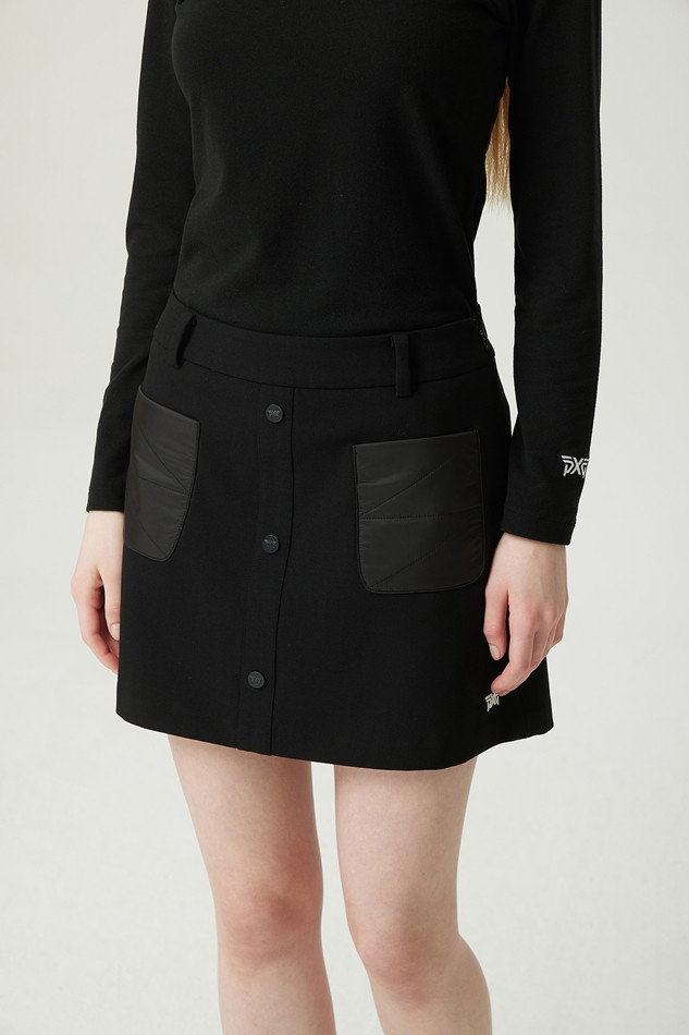 WOMEN WINTER QUILTING POINT SKIRT