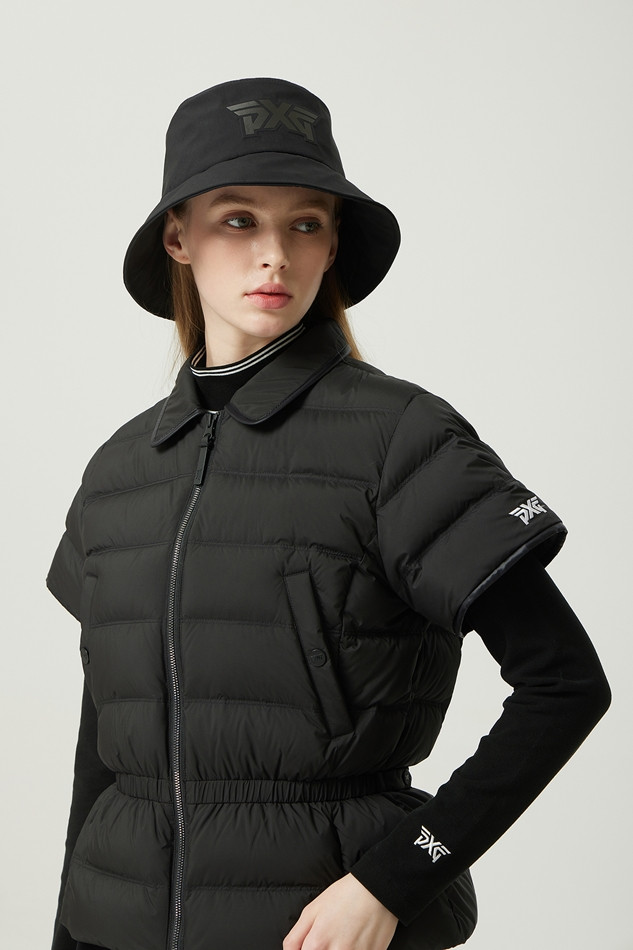 WOMEN WINTER SHORT SLEEVED DOWN VEST