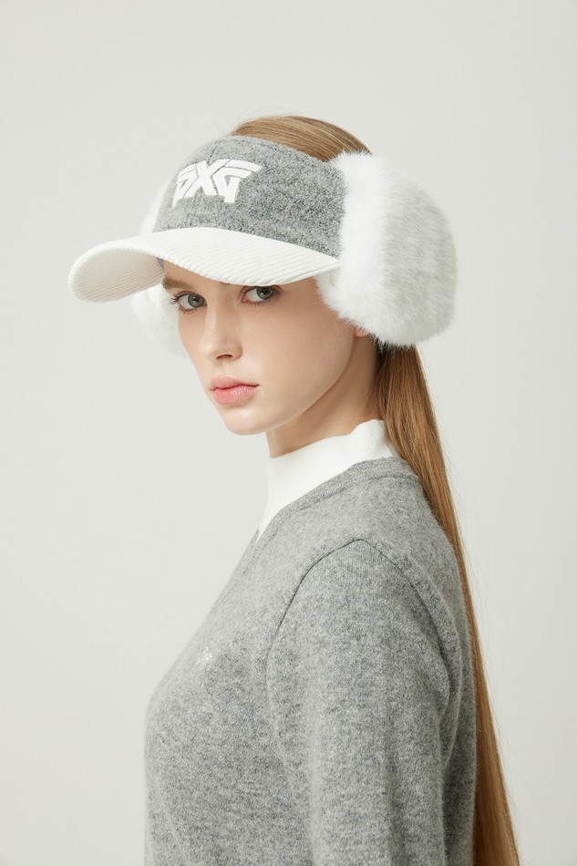 WOMEN WINTER FUR VISOR