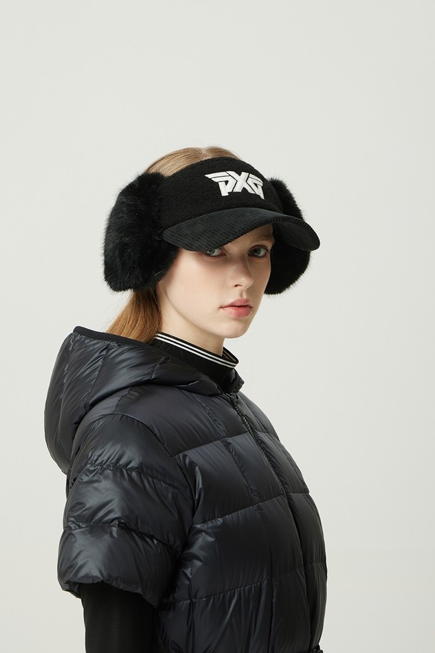 WOMEN WINTER FUR VISOR