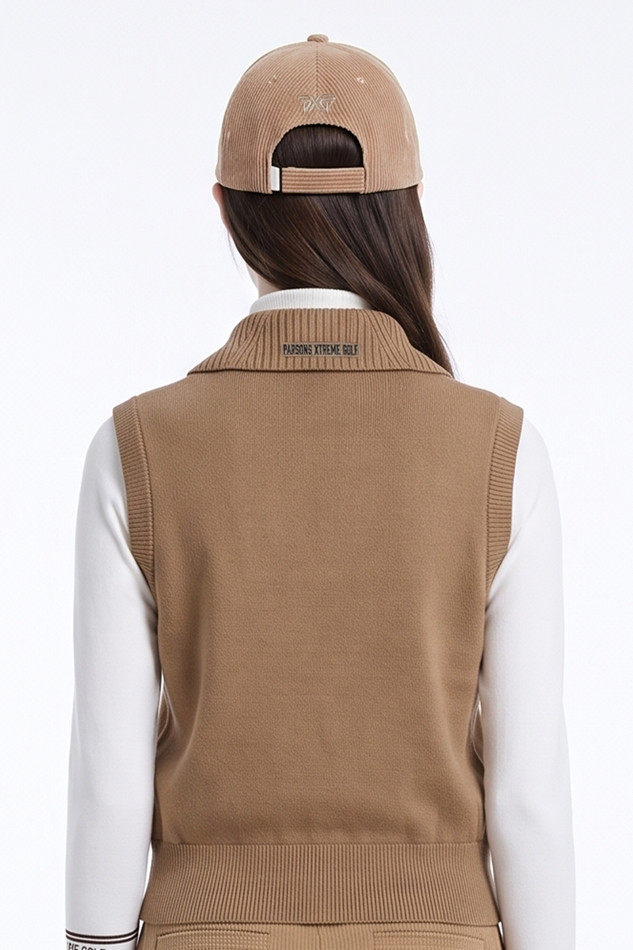 WOMEN CORDUROY BASIC CAP PKFCW850105 BEIGE 상품 이미지 2