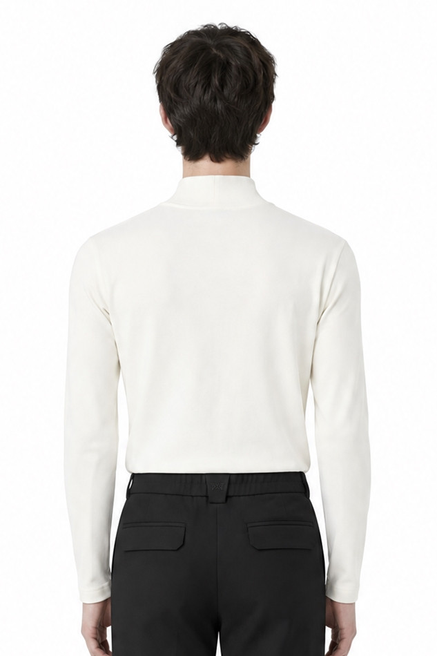 MEN BRUSHED BASELAYER LONG SLEEVE PKFPM111201 WHITE 상품 이미지 2