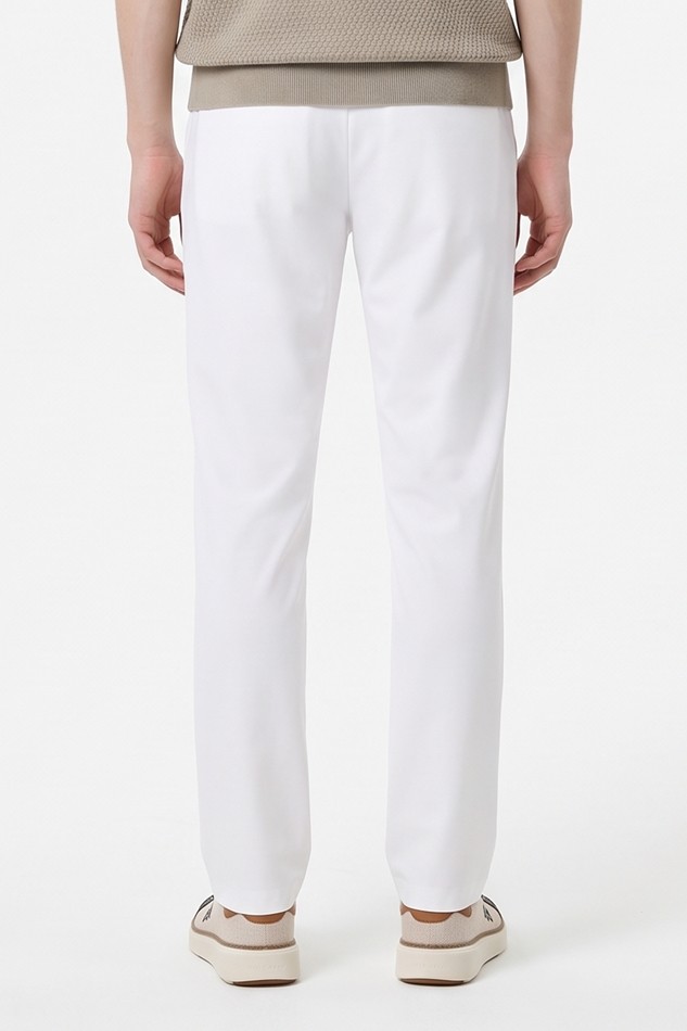 MEN ESSENTIAL STANDARD FIT PANTS PKFPM510201 WHITE 상품 이미지 2