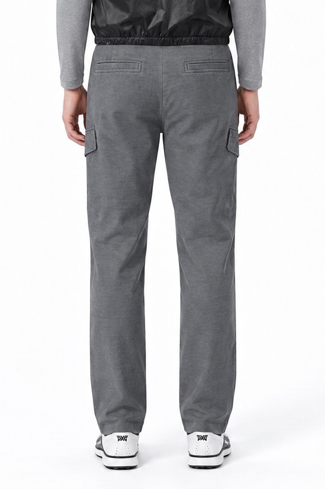 MEN DYEING SEMI-TAPERED FIT PANTS PKFPM510711 L/GREY 상품 이미지 2