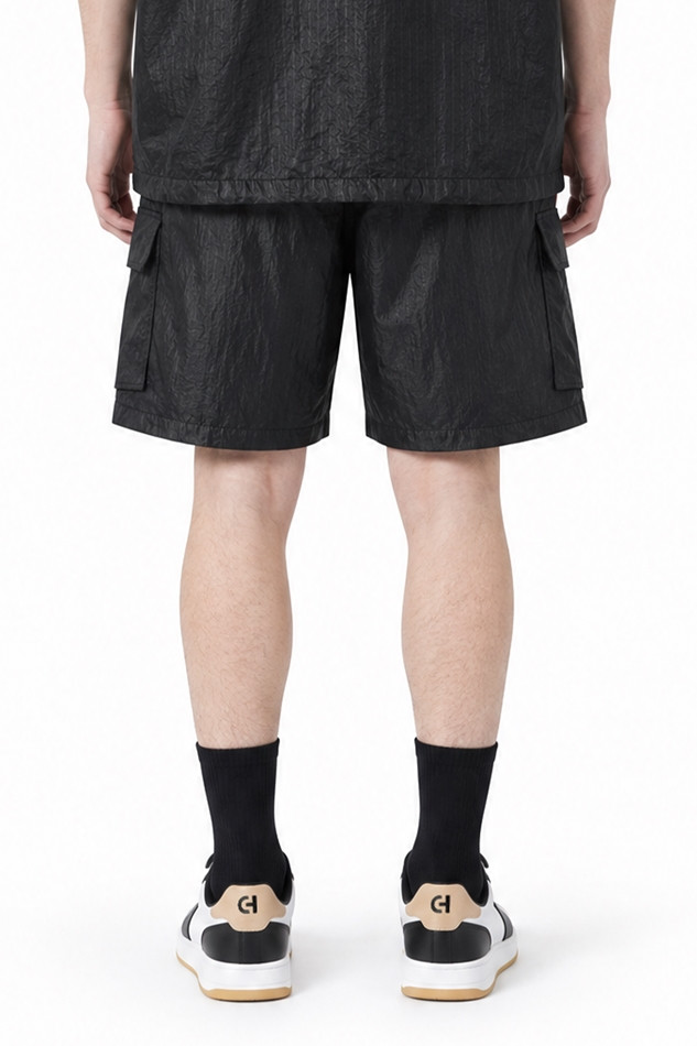 MEN SHORT PANTS PKFPM520121 BLACK 상품 이미지 2