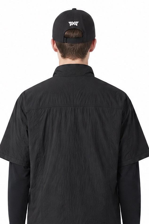 DIAGONAL LOGO PERFORMANCE CAP PKFPU850721 BLACK 상품 이미지 2