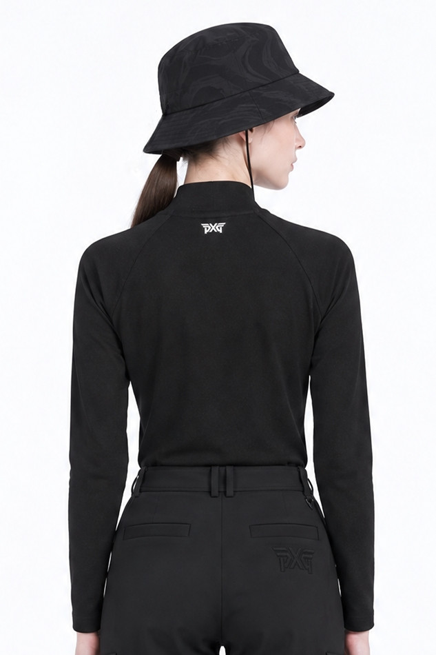 WOMEN MOCK NECK BASELAYER PKFPW110721 BLACK 상품 이미지 2