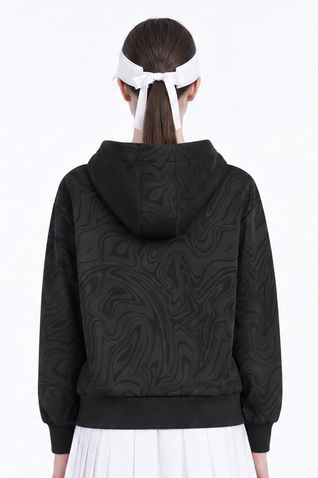 WOMEN DAMASCUS HOOD LONG SLEEVE PKFPW150521 BLACK 상품 이미지 2