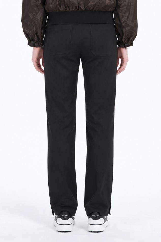 WOMEN SLIM FIT PANTS PKFPW510221 BLACK 상품 이미지 2