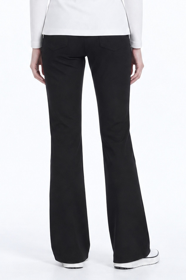 WOMEN HIP UP BOOTCUT PANTS PKFPW510321 BLACK 상품 이미지 2