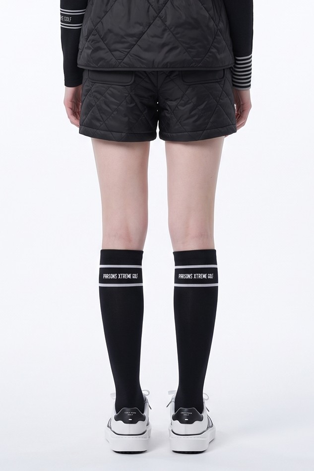WOMEN RE-WOOL PADDED SHORTS PKFPW520921 BLACK 상품 이미지 2