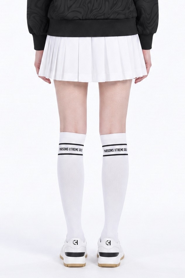 WOMEN PLEATED SKIRT PKFPW560101 WHITE 상품 이미지 2