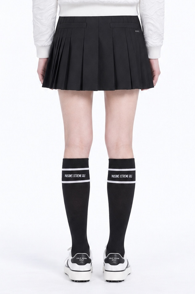 WOMEN PLEATED SKIRT PKFPW560121 BLACK 상품 이미지 2