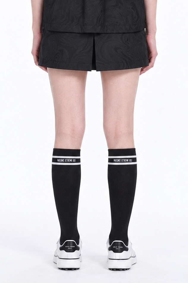 WOMEN DAMASKUS JQD SKIRT PKFPW560321 BLACK 상품 이미지 2