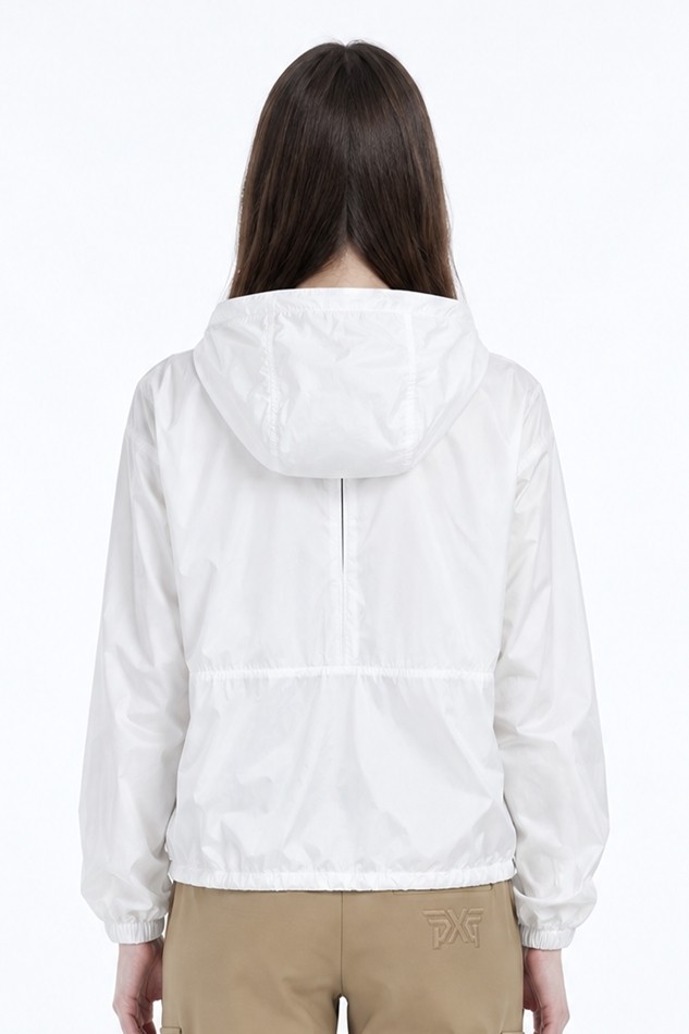WOMEN ESSENTIAL HOOD JACKET PKFPW610201 WHITE 상품 이미지 2