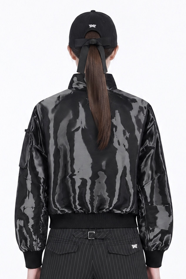 WOMEN D.O. NEW MA-1 JACKET PKFPW610515 SILVER 상품 이미지 2