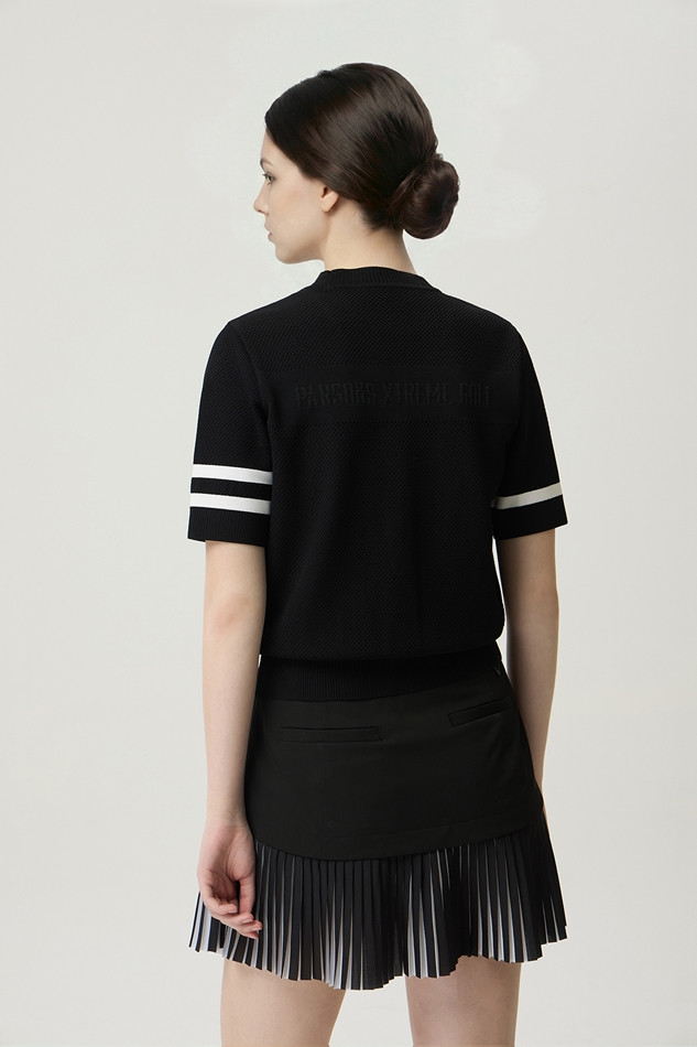 WOMEN SHORT SLEEVE KNIT CARDIGAN