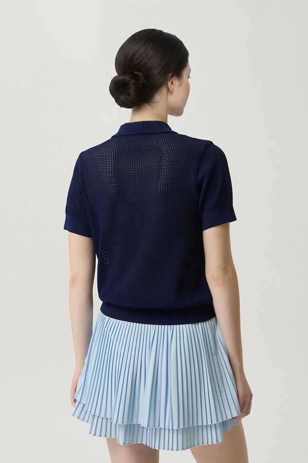 WOMEN BASIC COLLARED SWEATER