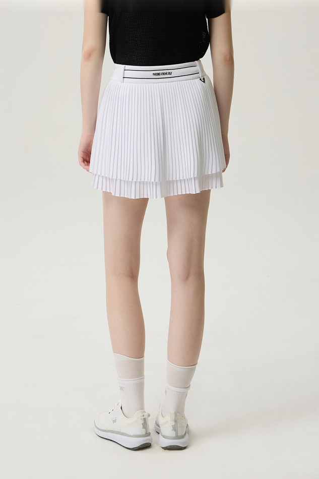 WOMEN WRAP PLEATED SKIRTS