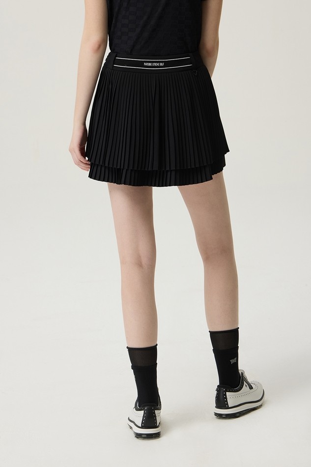 WOMEN WRAP PLEATED SKIRTS