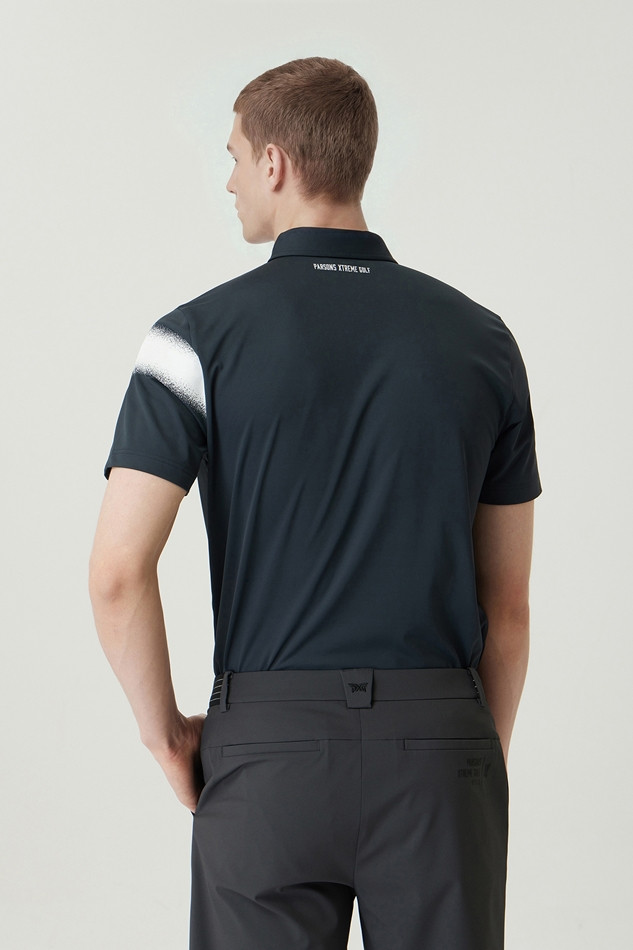MEN COLOR POINT COLLAR SHORT SLEEVE