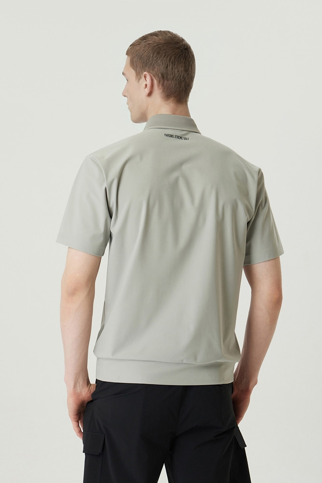 MEN NEW LOGO POINT COLLAR SHORT SLEEVE