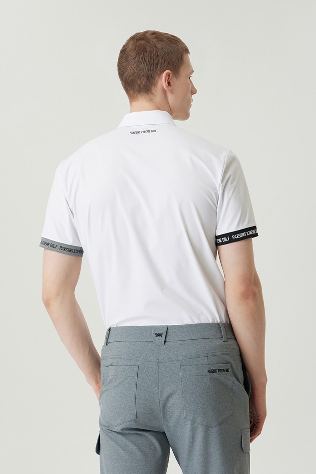MNS COLOR CONTRAST POINT COLLAR SHORT SLEEVE