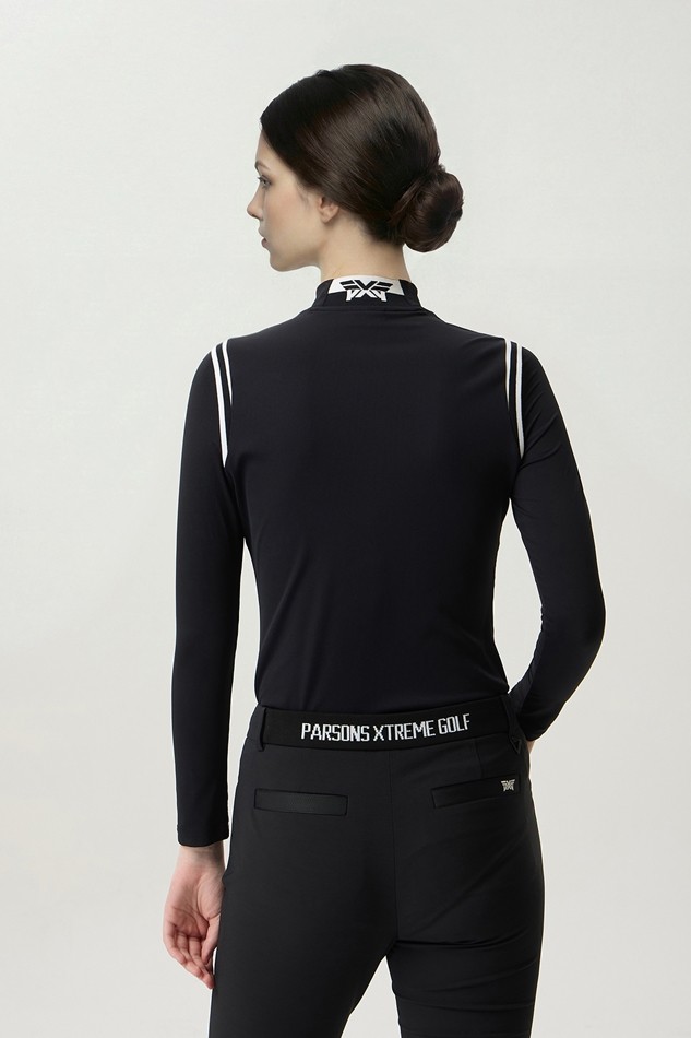 WOMEN COOL SLEEVE MOCK NECK LONG SLEEVE