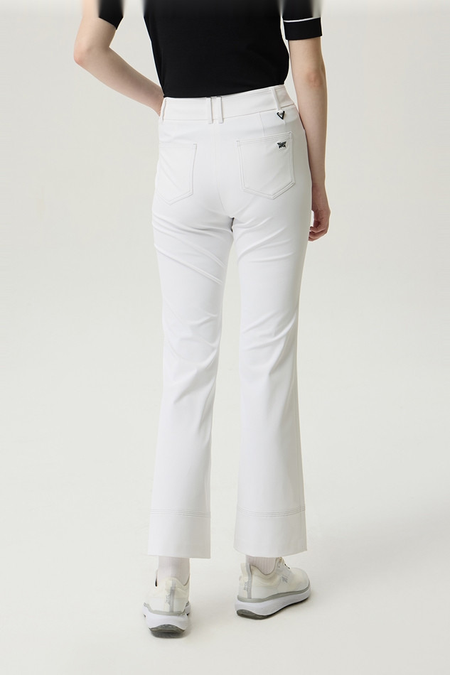 WOMEN TWILL REGULAR BOOTS CUT PANTS