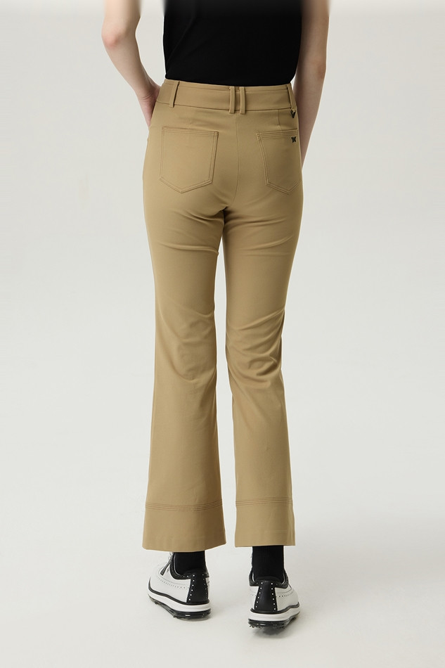 WOMEN TWILL REGULAR BOOTS CUT PANTS