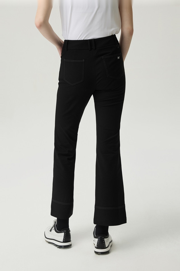 WOMEN TWILL REGULAR BOOTS CUT PANTS