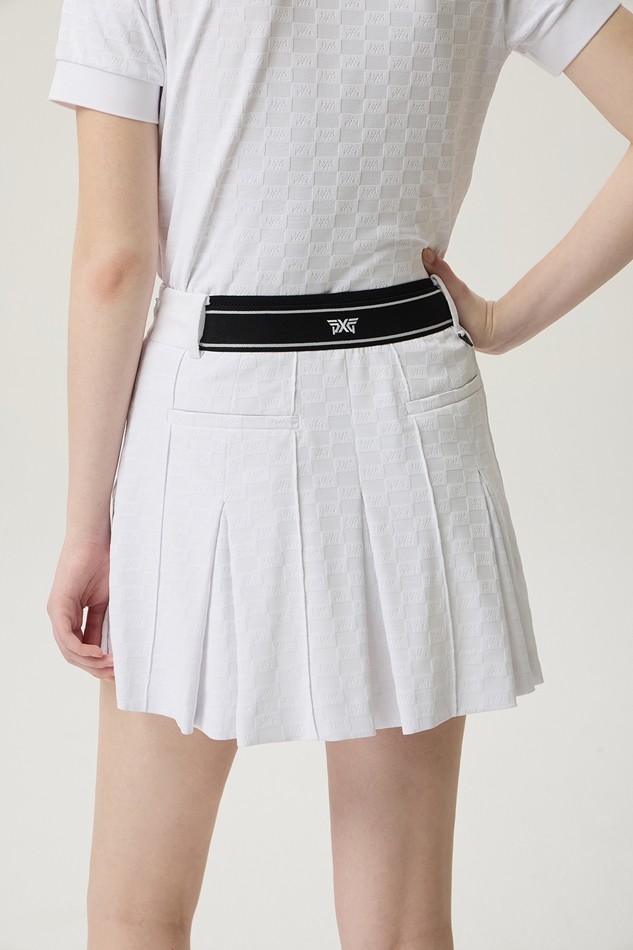 WOMEN JACQUARD FLARE SKIRTS