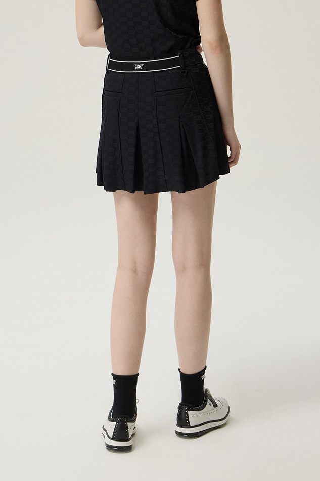 WOMEN JACQUARD FLARE SKIRTS