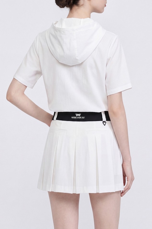 WOMEN TEXTURED PLEATED SKIRT SET-UP