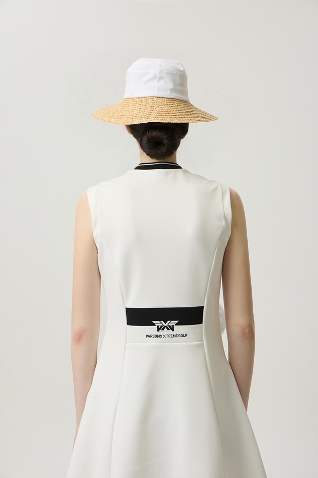 WOMEN COLORBLOCK RAFFIA HAT