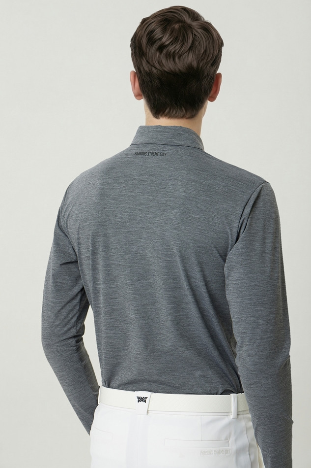 MEN ESSENTIAL COLLAR LONG SLEEVE
