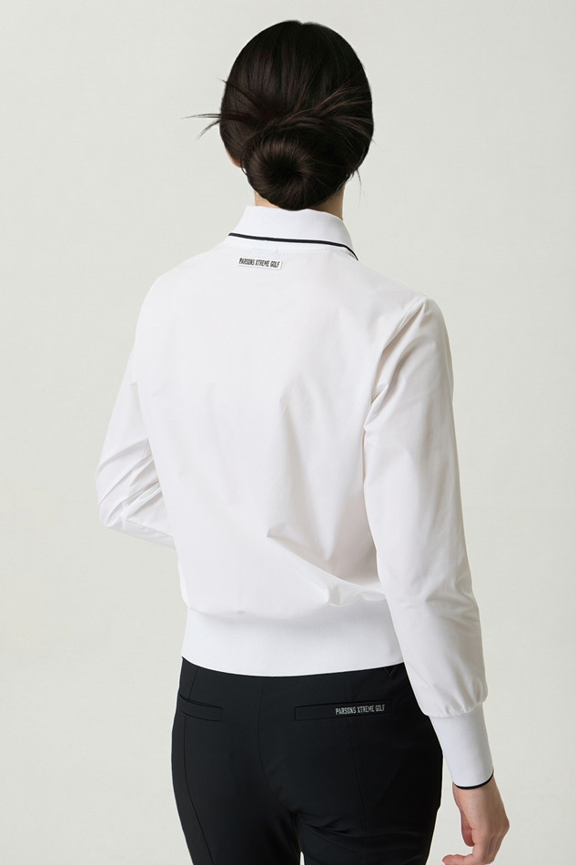 WOMEN HOURGLASS FIT COLLAR LONG SLEEVE