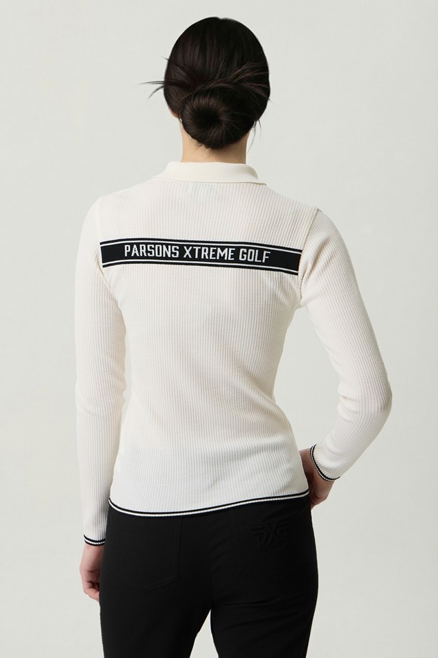 WOMEN SLIM COLLARED SWEATER