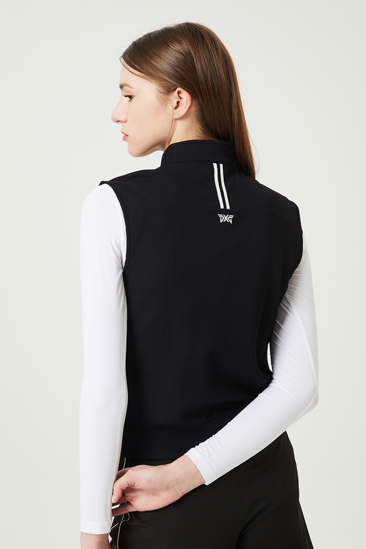 WOMEN SUMMER HALF ZIP JERSEY VEST