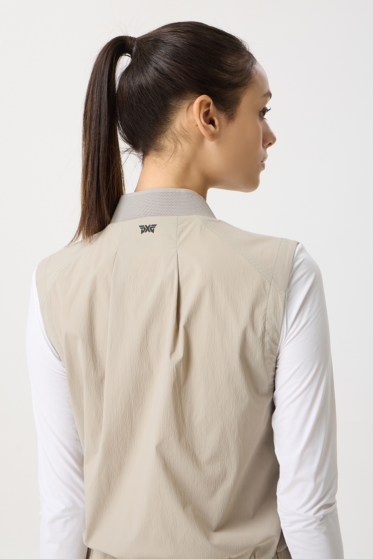 WOMENS SUMMER NEW SILHOUETTE WOVEN VEST