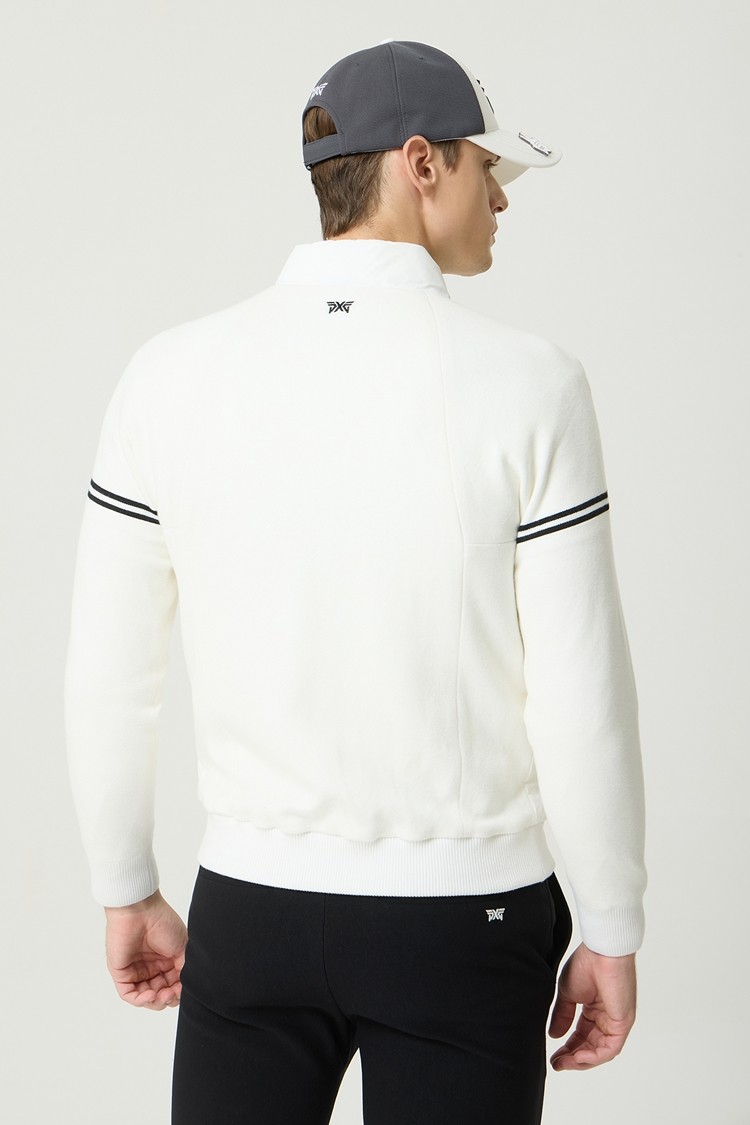 WINTER LINE POINT HYBRID DOWN SWEATER CARDIGAN