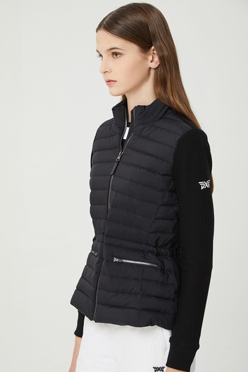 WOMEN WINTER HYBRID KNIT DOWN JUMPER